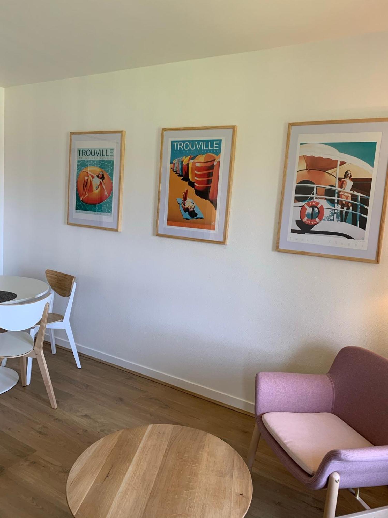 L'Appartement Vue Mer De La Villa Des Rosiers - Trouville Sur Mer Екстер'єр фото